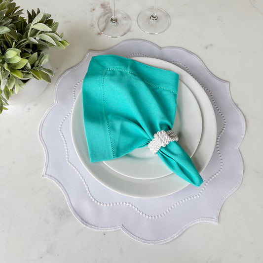 Double side White and Pink Placemat