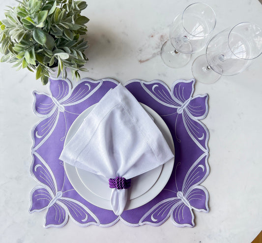 Double Side Purple and Pink Placemat