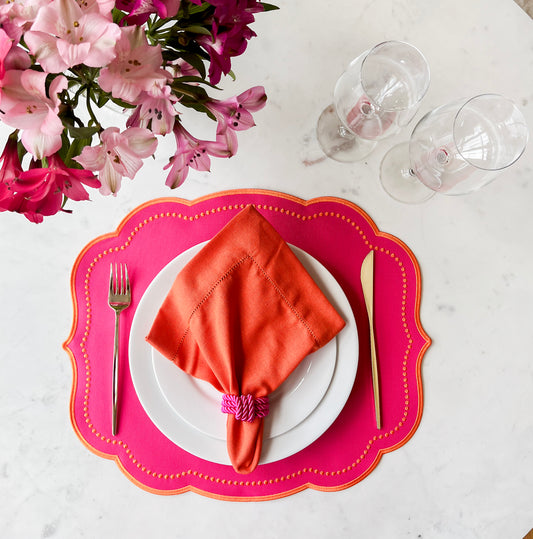 Double Side Pink/Green Placemat