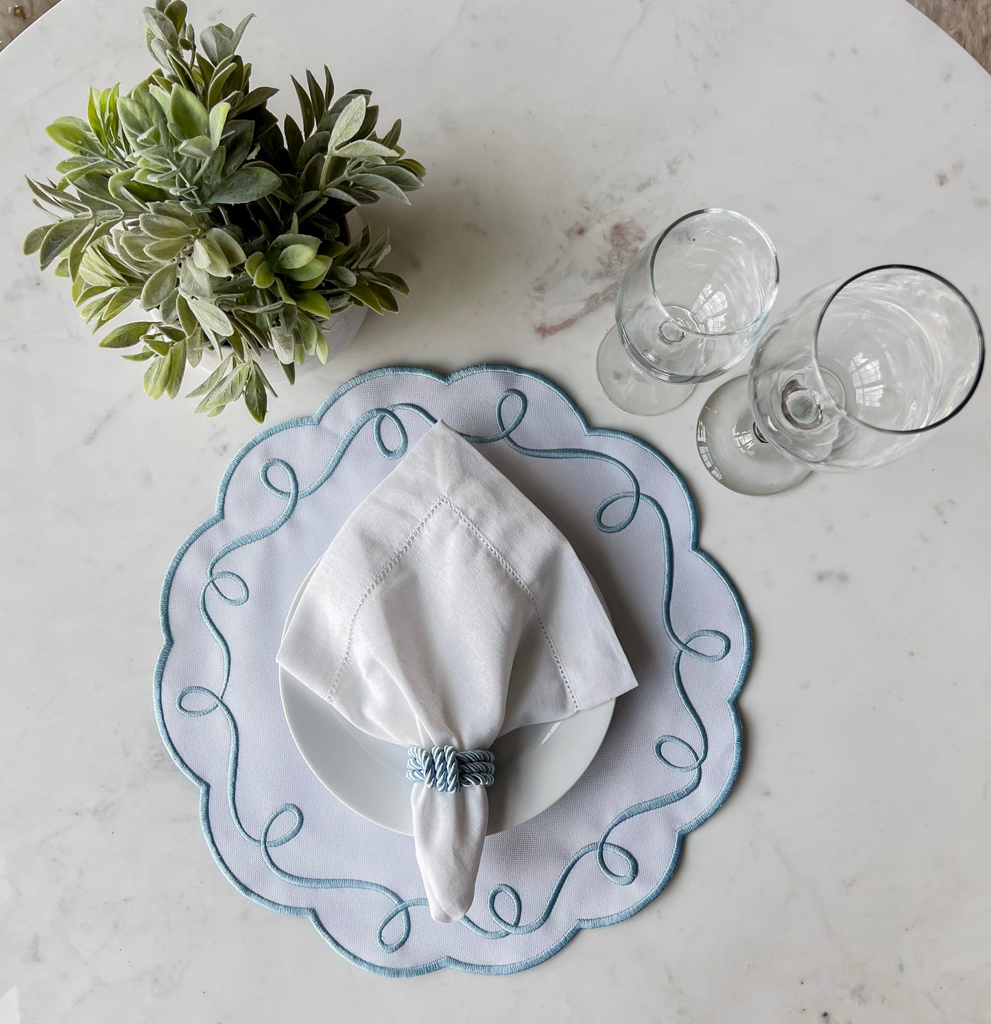 Light Blue Placemat