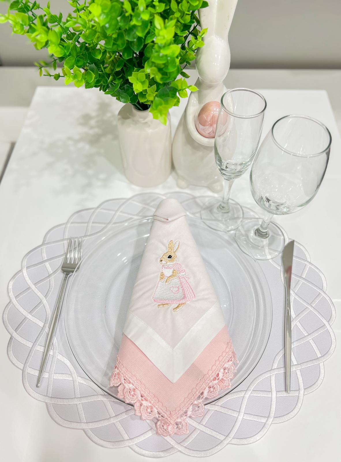 White Placemat