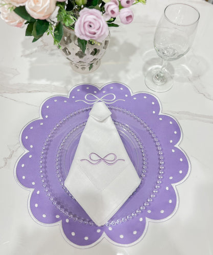 Pink Bow Placemat