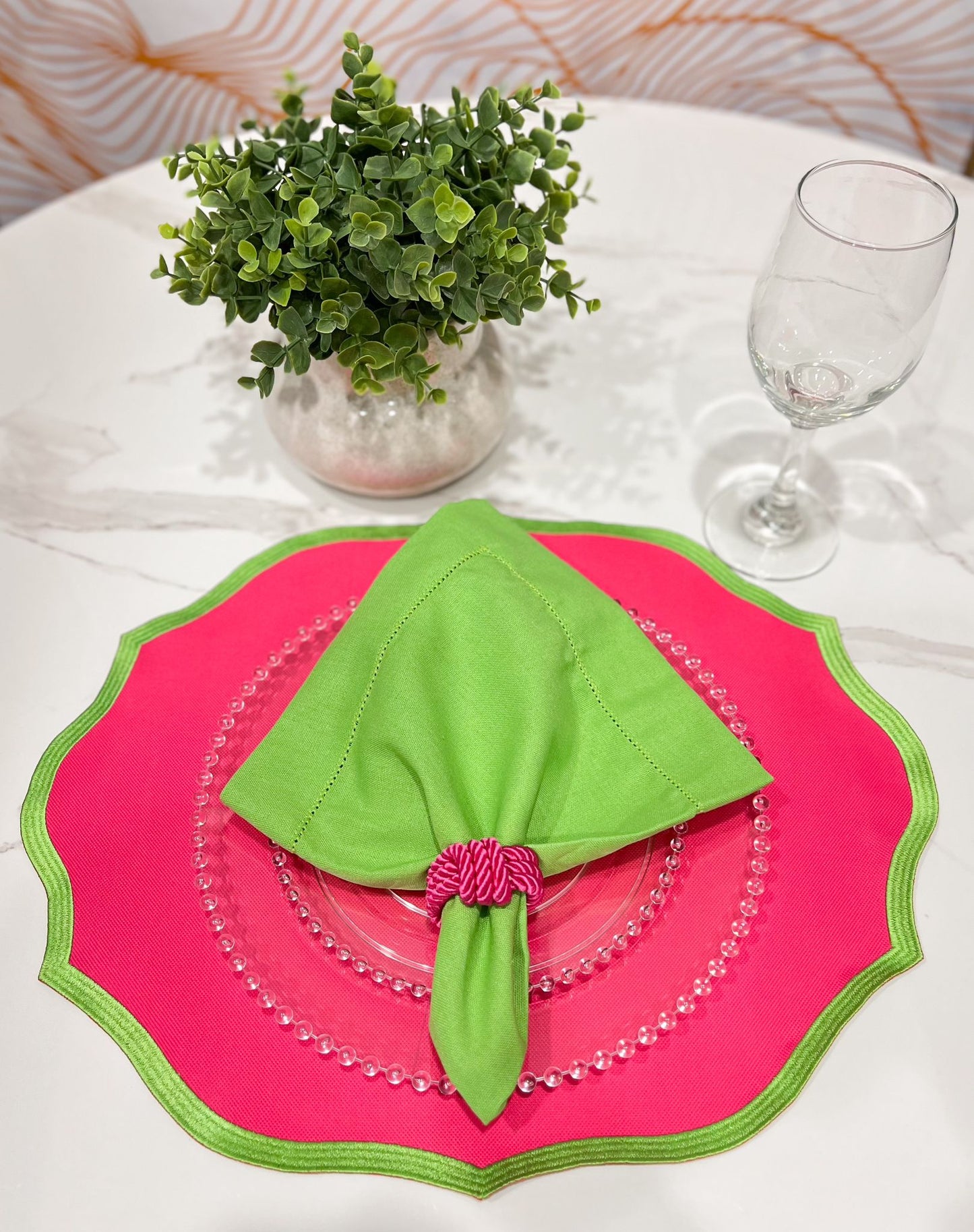 Green and Pink Placemat